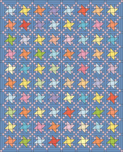 – 200810quilted friendship star quilt pattern 1