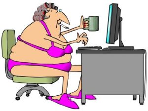– 201202Fat Lady on Computer