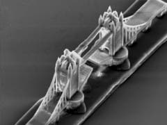 The London Tower Bridge - distance between towers 90 µm. (c) TU University 