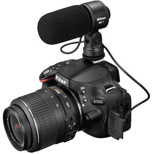 Nikon's plug-in stereo mic filters out in-camera sounds, such as the whir of an autofocus motor, from your DSLR video. It cuts noise with a series of vibration-dampening gaskets. Nikon ME1 Stereo Microphone, $180; <a href="http://nikon.com/">Nikon</a>