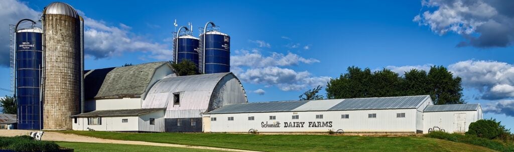 Wisconsin dairy farm.
