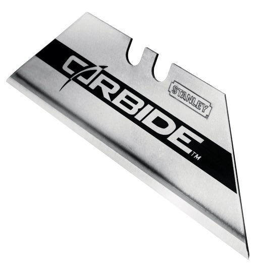 Stanley's utility blades stay sharp five times as long as average. The edges are covered with diamond-ground tungsten carbide, to add strength without sacrificing flexibility in the rest of the blade. <strong>Stanley Carbide Utility Blades:</strong> $5 for 5; <a href="http://www.stanleytools.com/carbide/index.html">Stanley Tools</a>