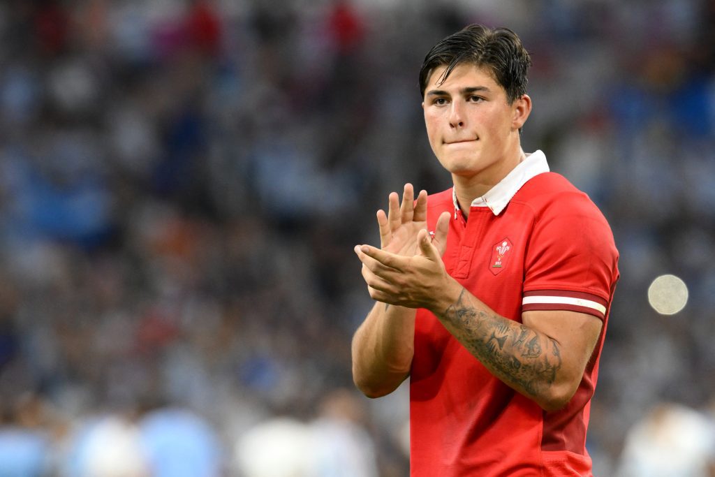 Kansas City Chiefs have officially announced that they have signed Louis Rees-Zammit, who used to play rugby for Wales – 202403GettyImages 1723941046