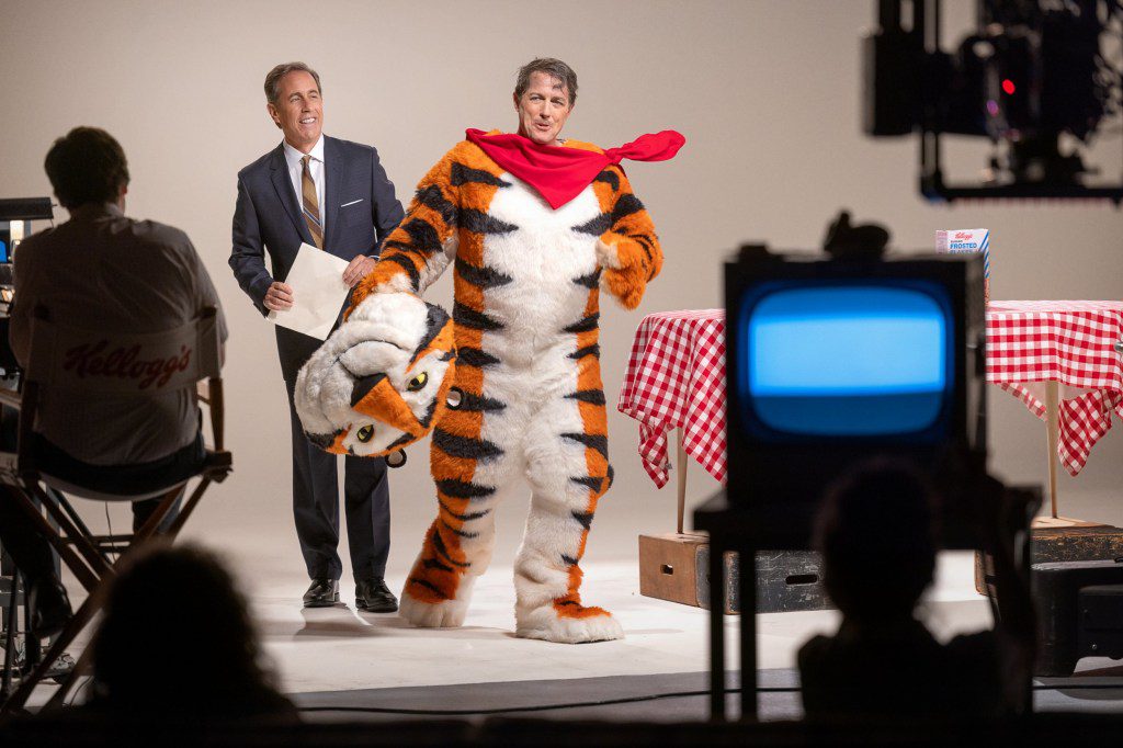 Hugh Grant Tony the Tiger in Unfrosted