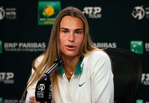 Aryna Sabalenka is still preparing to compete at the Miami Open 