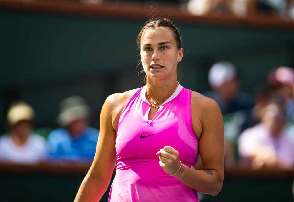 Aryna Sabalenka at the BNP Paribas Open 2024 - Day 9