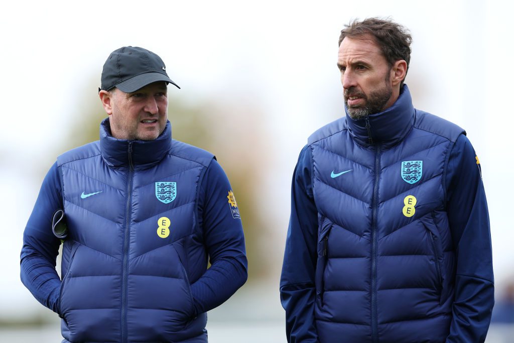 Steve Holland and Gareth Southgate