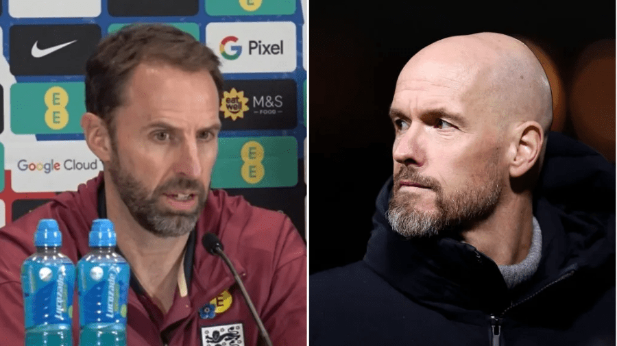 Gareth Southgate and Erik ten Hag