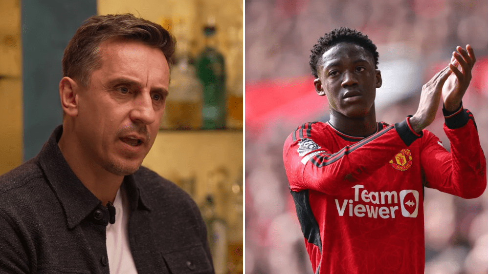 Gary Neville has been impressed by Kobbie Mainoo