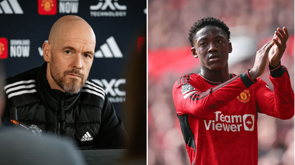 Erik ten Hag has spoken to Kobbie Mainoo about his newfound fame