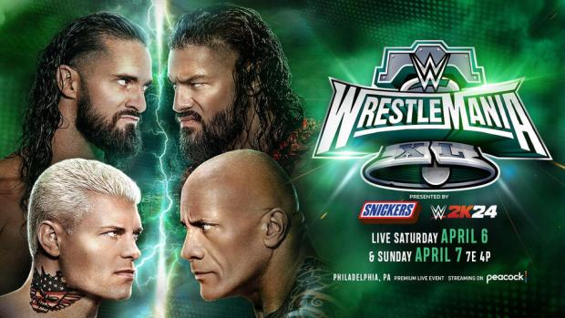 WrestleMania Night 1 main event (Courtesy WWE)