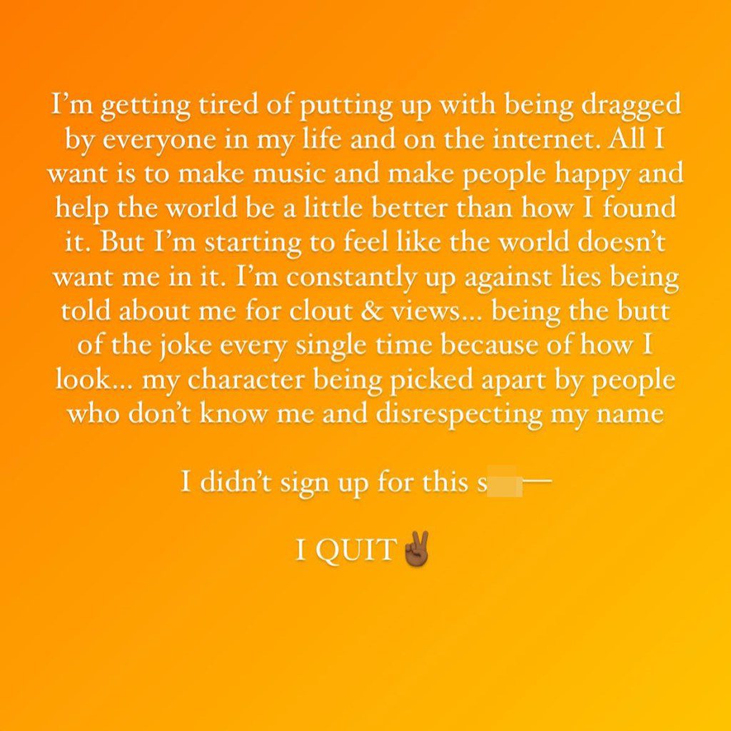 Lizzo Instagram statement