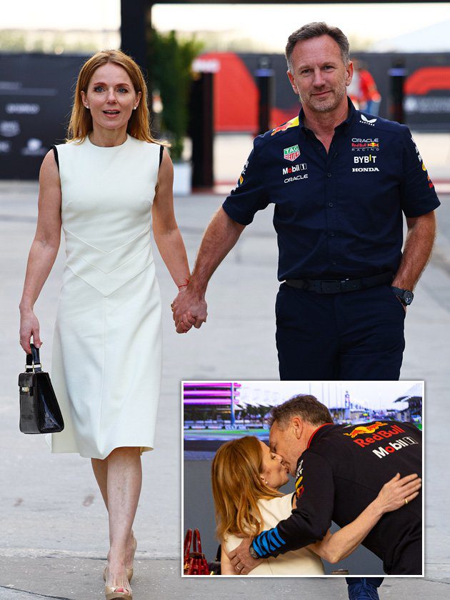 Geri Halliwell and Christian Horner.