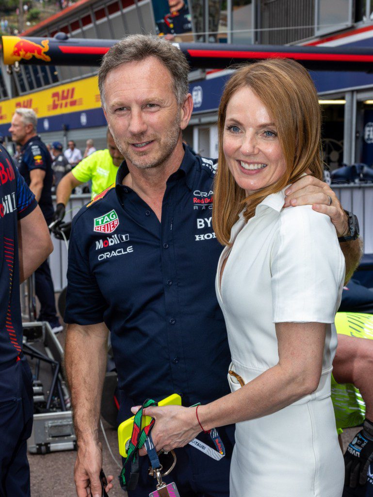 Geri Halliwell Horner and Christian Horner in 2023.