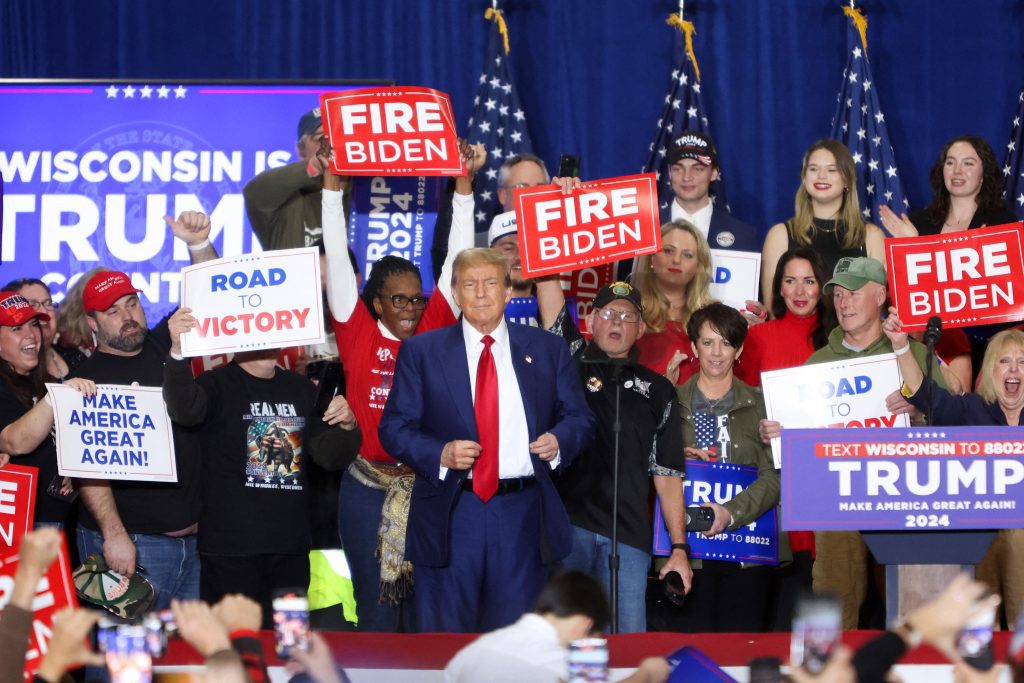 Trump repeats his claim about 'bloodbath' in immigration speeches