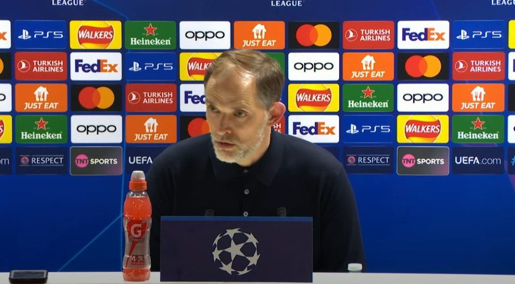 Thomas Tuchel was livid after Bayern Munich were not given a penalty against Arsenal