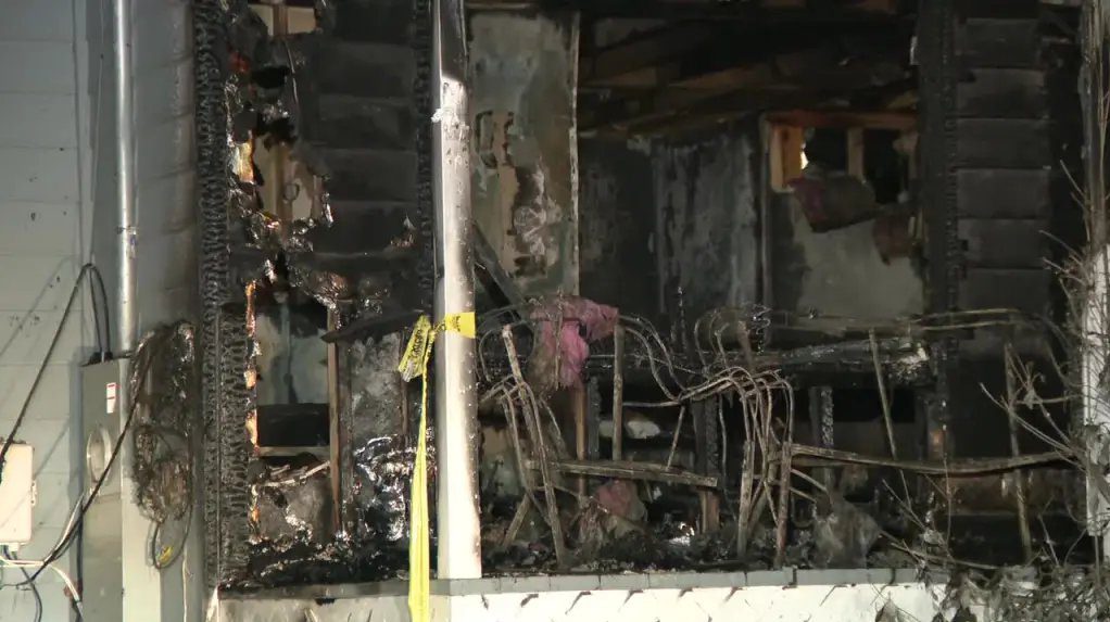 The home in Spalding County, Georgia, was completely destroyed