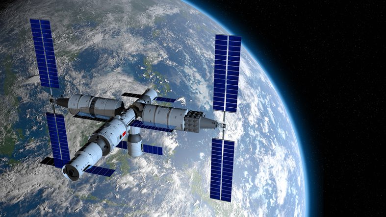 An artist's impression of China's Tiangong space station