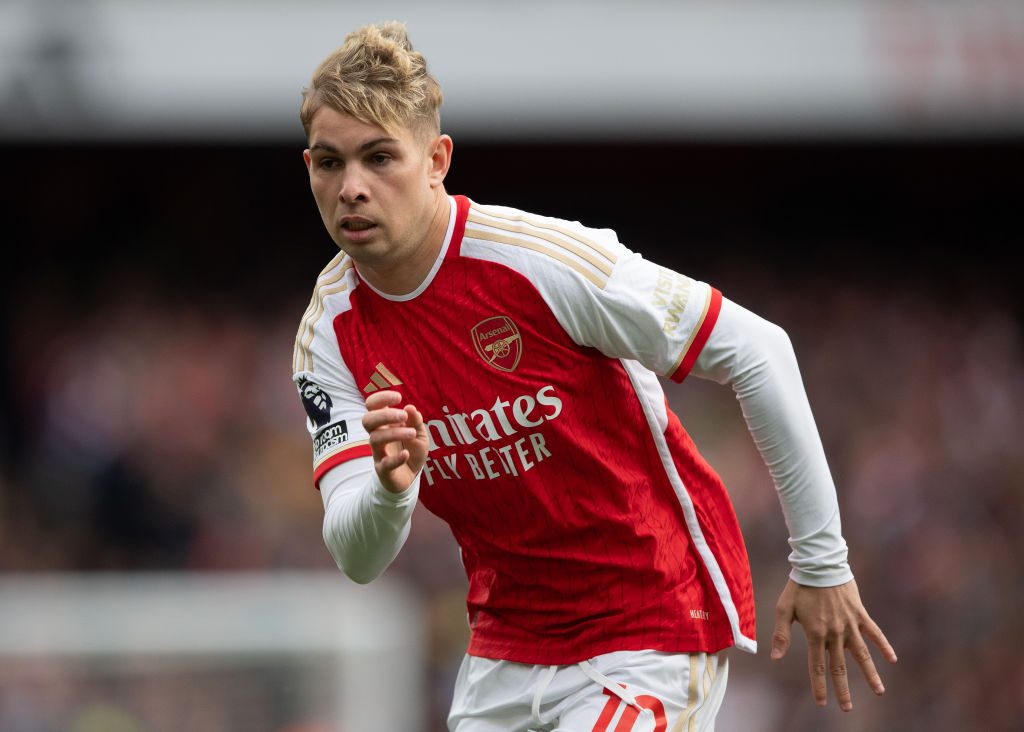 Emile Smith Rowe has again been on the periphery for Arsenal this season 