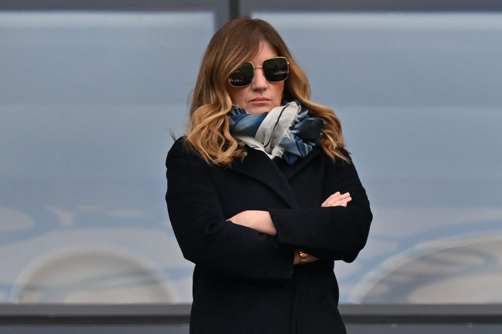 West Ham vice-chairman Karren Brady looks on