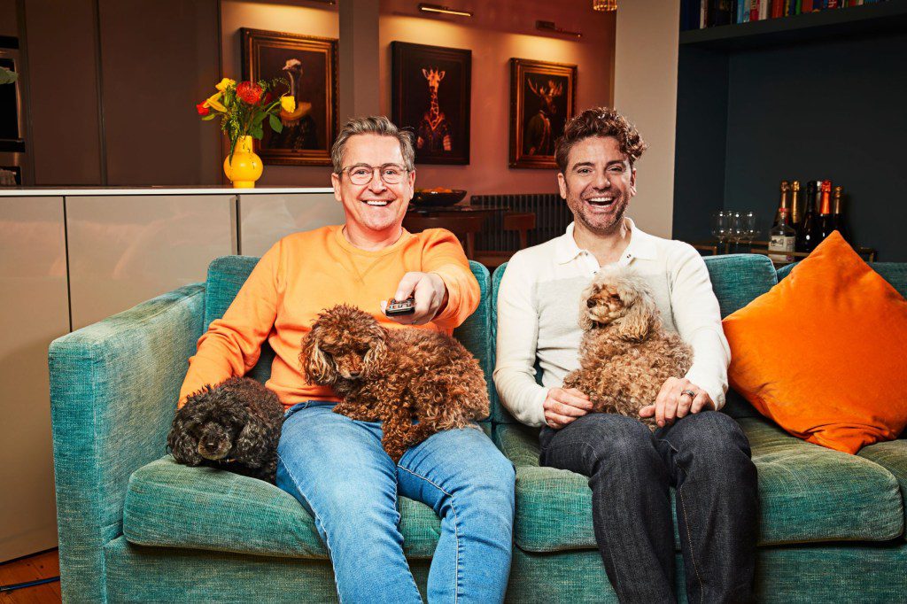 Stephen Lustig-Webb and husband Daniel on Gogglebox