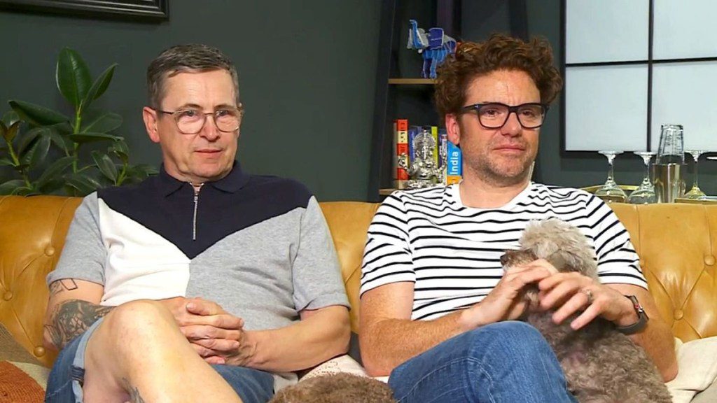 Stephen Lustig-Webb and husband Daniel on Gogglebox