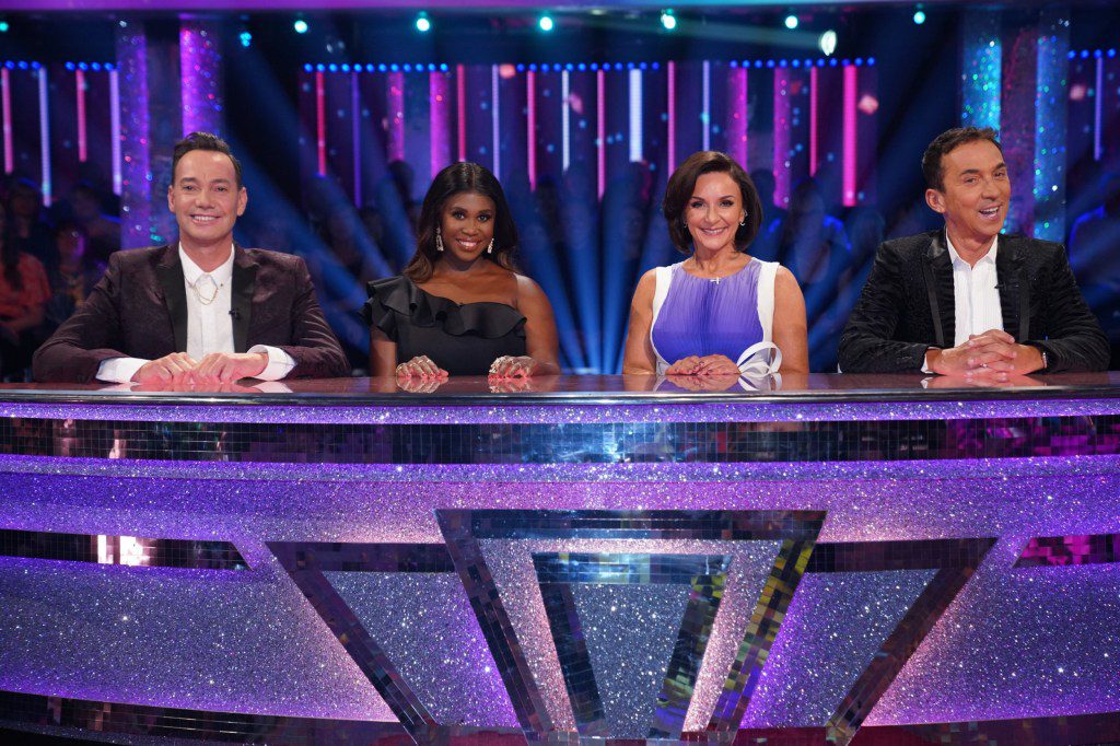 Strictly judges Craig Revel Horwood, Motsi Mabuse, Shirley Ballas and Bruno Tonioli