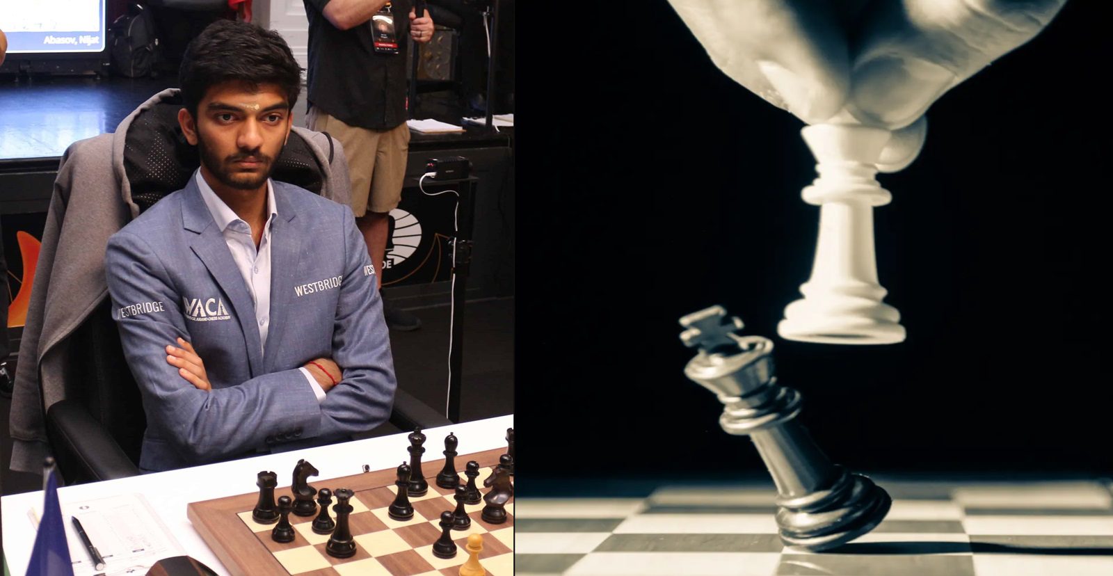 Indian Chess Grandmaster Gukesh Dommaraju.