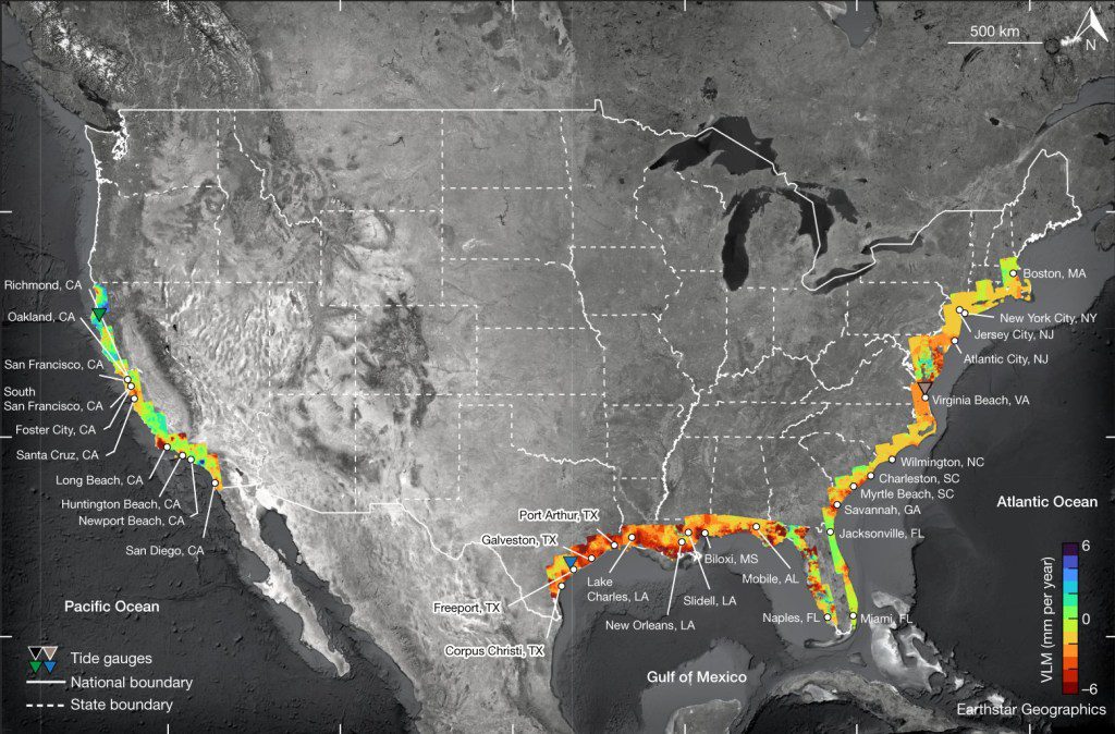 A new map projects future inundation of 32 coastal cities in the US