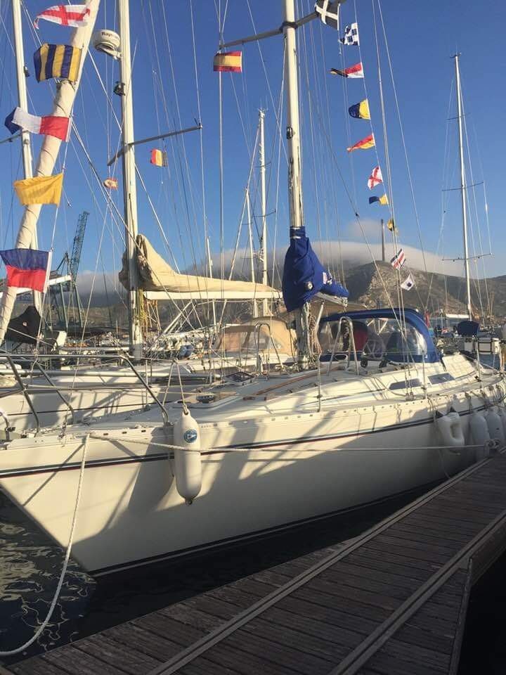 Helen and Mike Beech's boat