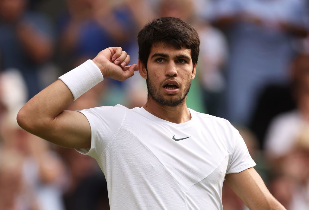 Carlos Alcaraz at Wimbledon