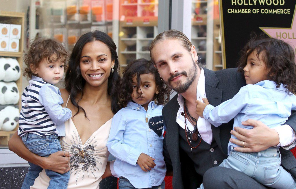 Zoe Saldana Honored With A Star On The Hollywood Walk Of Fame