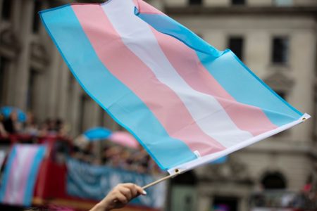 – 202002transgender flag waving pride