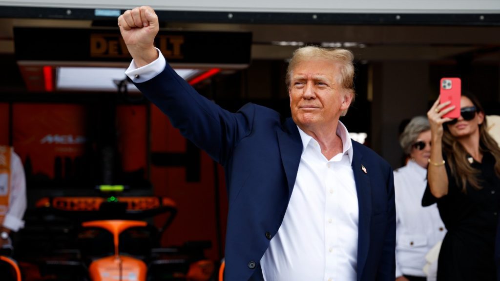 – 202405donald trump f1 miami getty